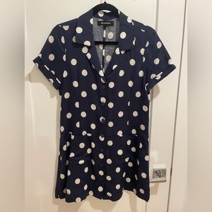 Reformation polka dot dress